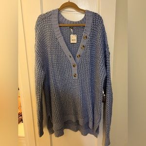 Free People chunky knit sweater